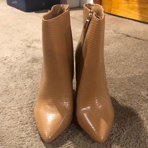 Camel Textured Booties